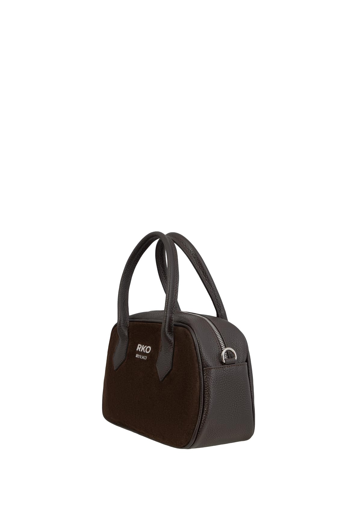 RYLKO damska torebka typu bowling Crossbody, brązowa