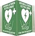 Produktbild MEDX5 AED-Z-WISCHI AED-Schild Außenbereich, Innenbereich PVC