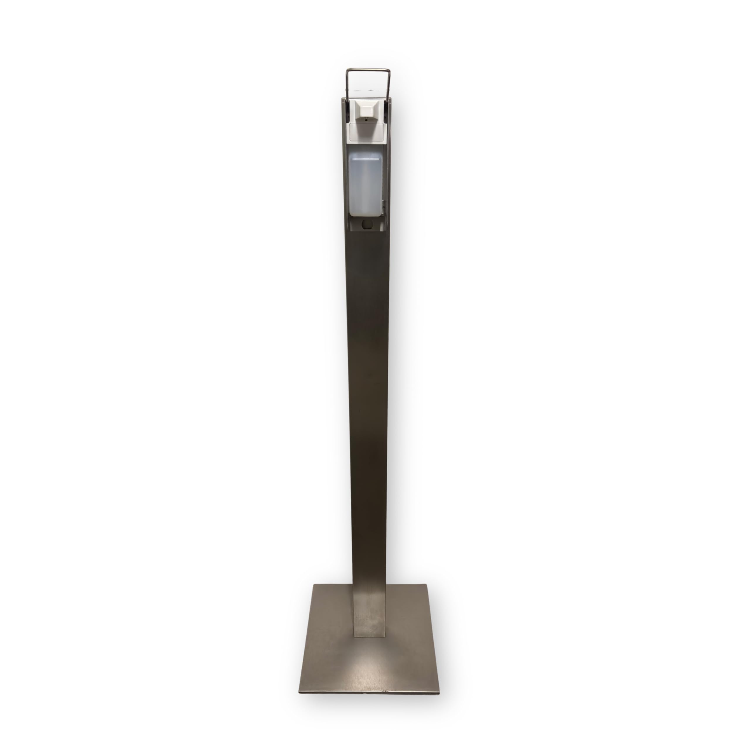 Medi-Inn Hygienetower XL Edelstahl 150 cm – Extra hoch, freistehende Desinfektionssäule inkl. Spender & Leerflasche