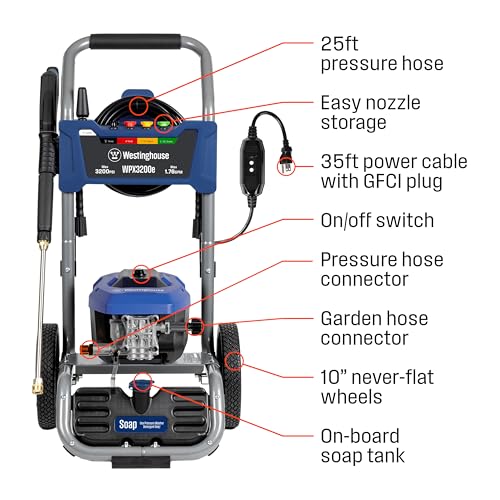 Westinghouse WPX3200e Electric Pressure Washer 3200 PSI