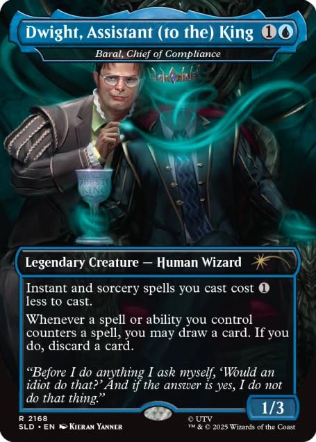 Magic the Gathering Secret Lair x The Office: Dwight's Destiny