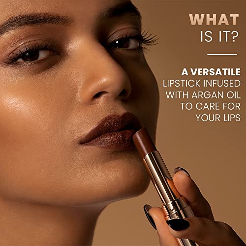 Image of Lakme Absolute Matte Ultimate Lip Color with Argan Oil, Rouge Splash, 3.4 g