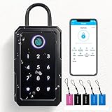 Smart Box Lock,CATCHFACE Key Lock Box 5-in-1 Bluetooth Lock Box Support TTLock APP and Share ekey...