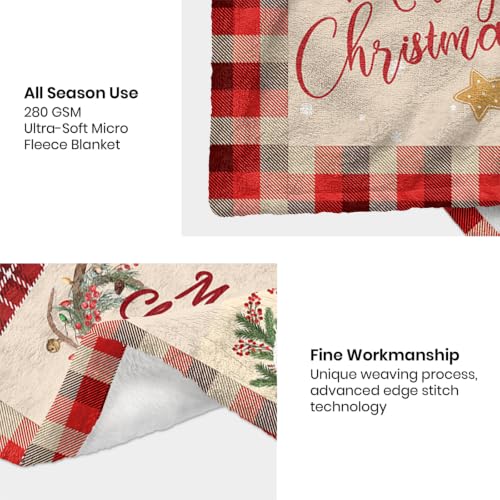 Image of Christmas Throw Blanket, for Mom Grandma Sister Dad, 50 inchx60 inch