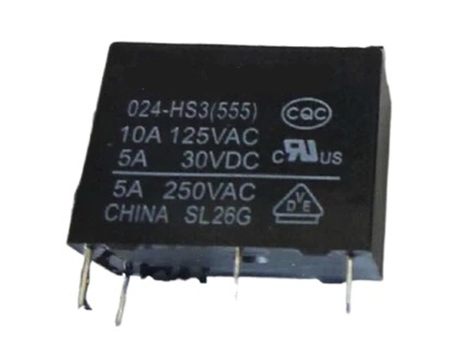 JZC-33F 024-HS3 Relais 24V DIP4 à isolation haute performance