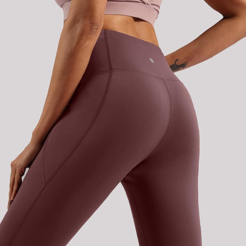 Image of BlissClub Womens The Ultimate Capris, 3 /4th Length Pants, Super- High Waist, 2 Pockets, Wide Waistband, Activewear for Women