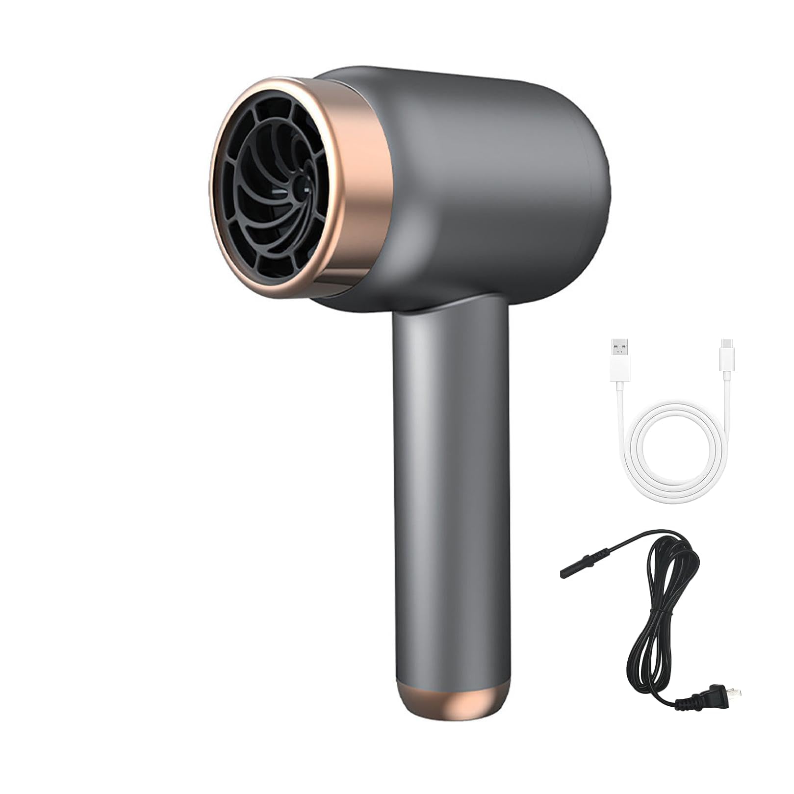 Cordless Hair Dryer for Women with Battery, Rechargeable Blow Dryer, Rechargeable Hair Dryer with USB Charging Hot Cold Wind Wireless Hair Dryers with