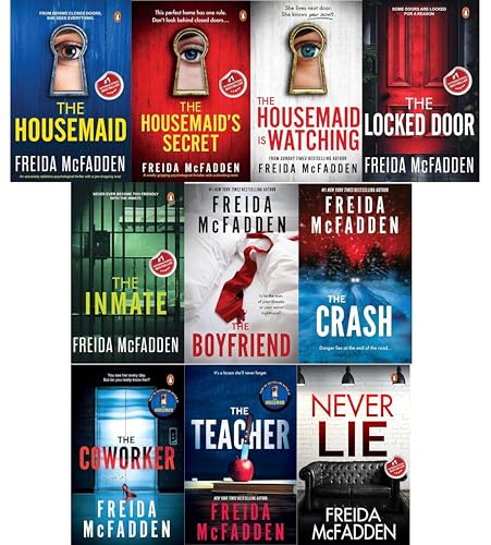 Freida McFadden Series 10 Books Collection Set (The Housemaid, Th...