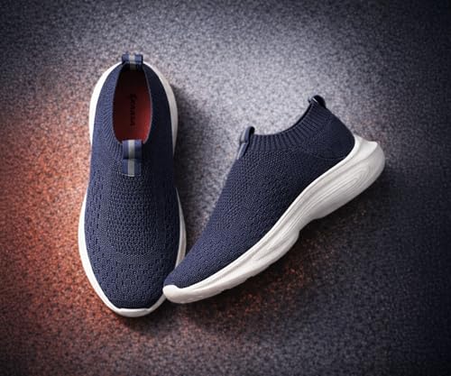 Image of Kraasa Trial Running Shoes with Lightweight Memory Insole | Breathable, Anti-Skid Knit Sneaker, Walking & Gym Shoes
