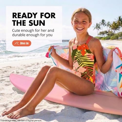 Image of Kanu Surf Girls Jasmine Beach Sport Halter One Piece Swimsuit