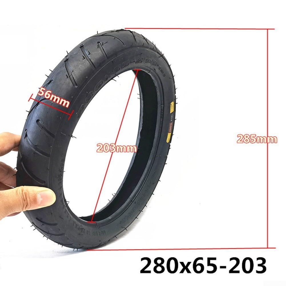 280X65 203 - Pneumatico e camera d'aria per passeggino, 30,5 cm, gomma di lunga durata