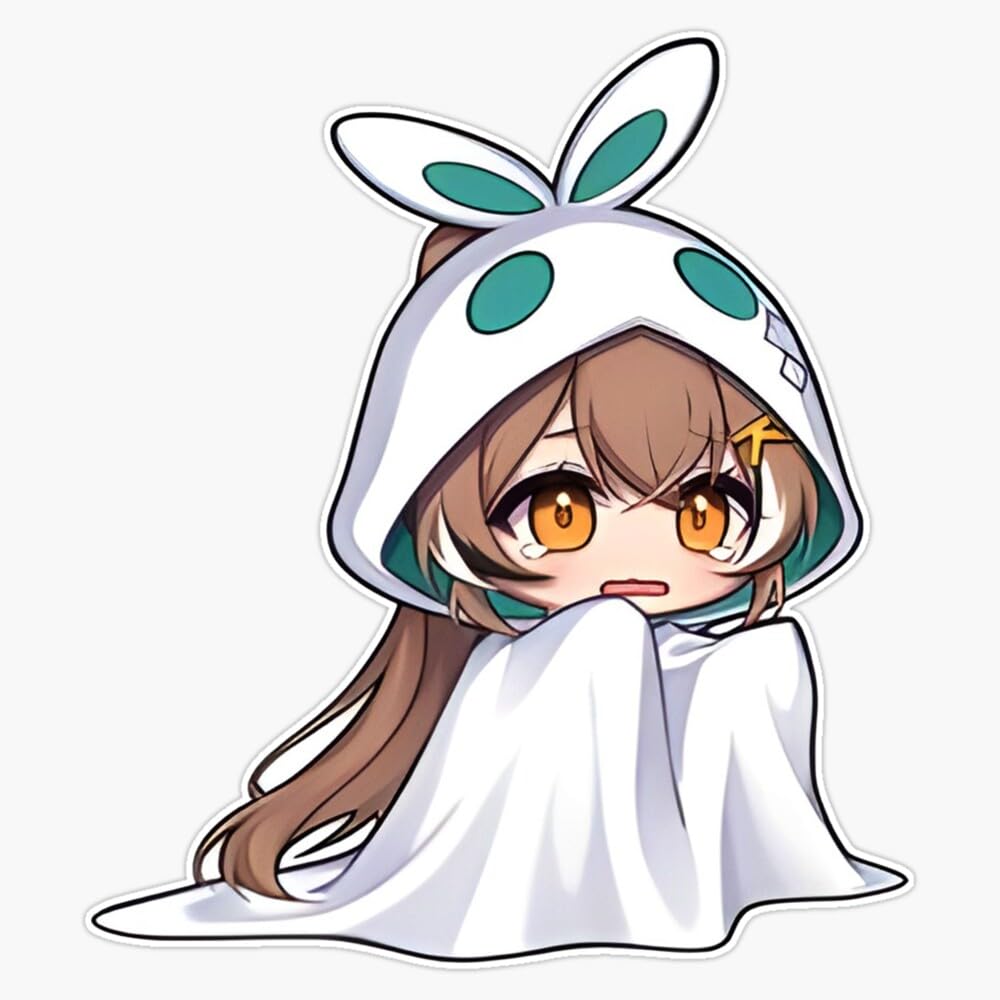 MAGNET Nanashi Mumei Cute Magnetic Vinyl Sticker Decal Magnet 5"