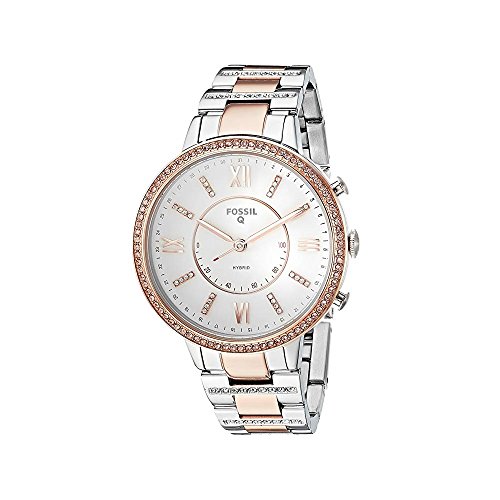 Preisvergleich Produktbild Fossil Damen Analog Quarz Smart Watch Armbanduhr mit Edelstahl Armband FTW5011