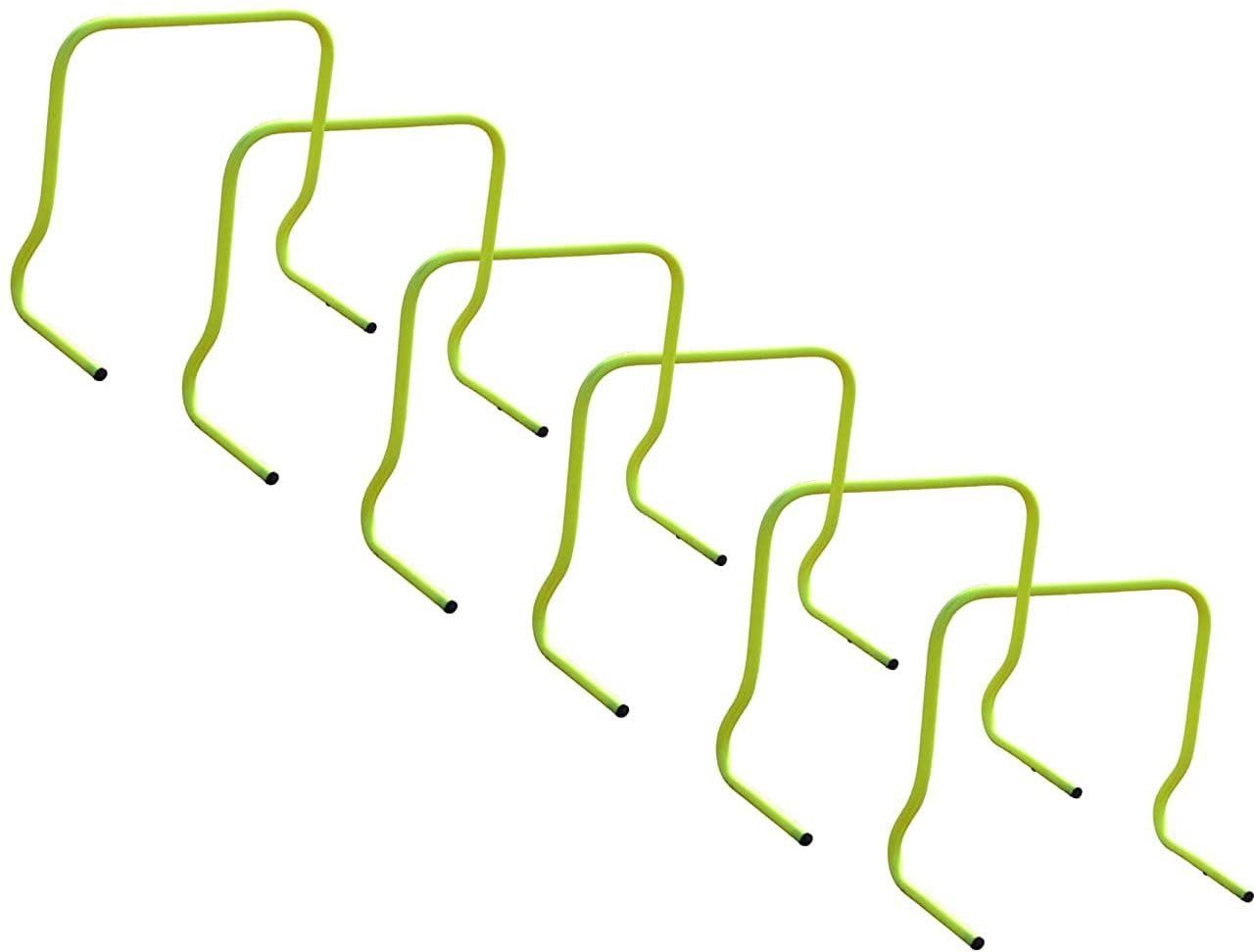 YMD Agility Hurdle 18 inch Set of 6 pcs Football Speed Hurdle for Running School PVC Speed Hurdles (for Adults, Children Pack of 6)-image-40