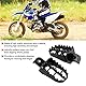Wai Danie Fußraste Fußrasten Pedale Kompatibel mit Yamaha Honda PW50 PW80 TW200 XR50R CRF50 CRF70 CRF80 CRF100F Bt200x mini trail YZ125 YZ250 YZ490 YZ80 TTR 50E 90E KLX110 KLR650 Pit bike Dirt bikes