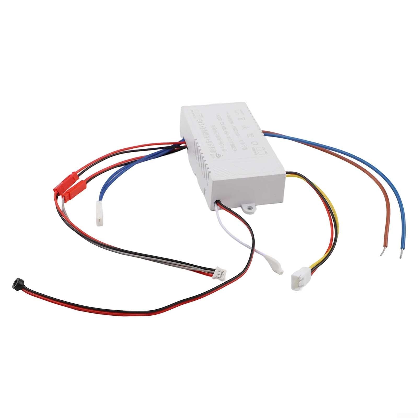 Telecomando di Ricambio Senza Fili per Ventilatore a Soffitto e Luce, Variabile per Controller di Motore DC a Frequenza con Interruttore di Dimmer LED, Regolatore di Livello del Ventilatore e Funzione