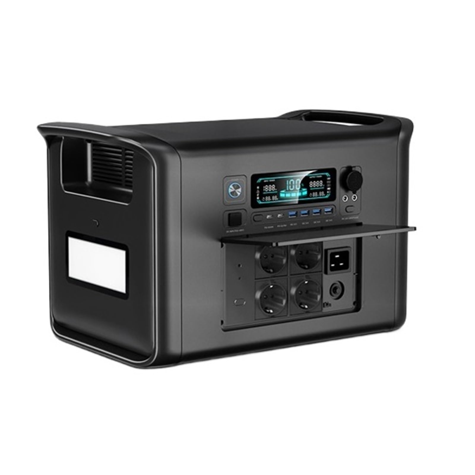 AP2000 2400W Generatore Solare Portatile 2048Wh Lifepo4 Batteria Power Station Stazione Di Ricarica For Appartamento A Onda Sinve Pura Durata Della Batteria Ultra-Lunga