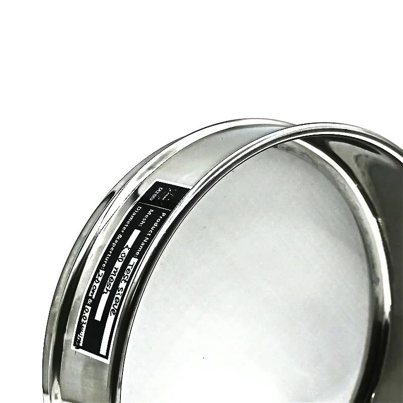 Lab AnalysisTest Sieve Woven Wire Mesh Sampling Inspection Standard Sieve All 304 SUS R20cm Hole Diam. 0.074~1.6mm(200 mesh)