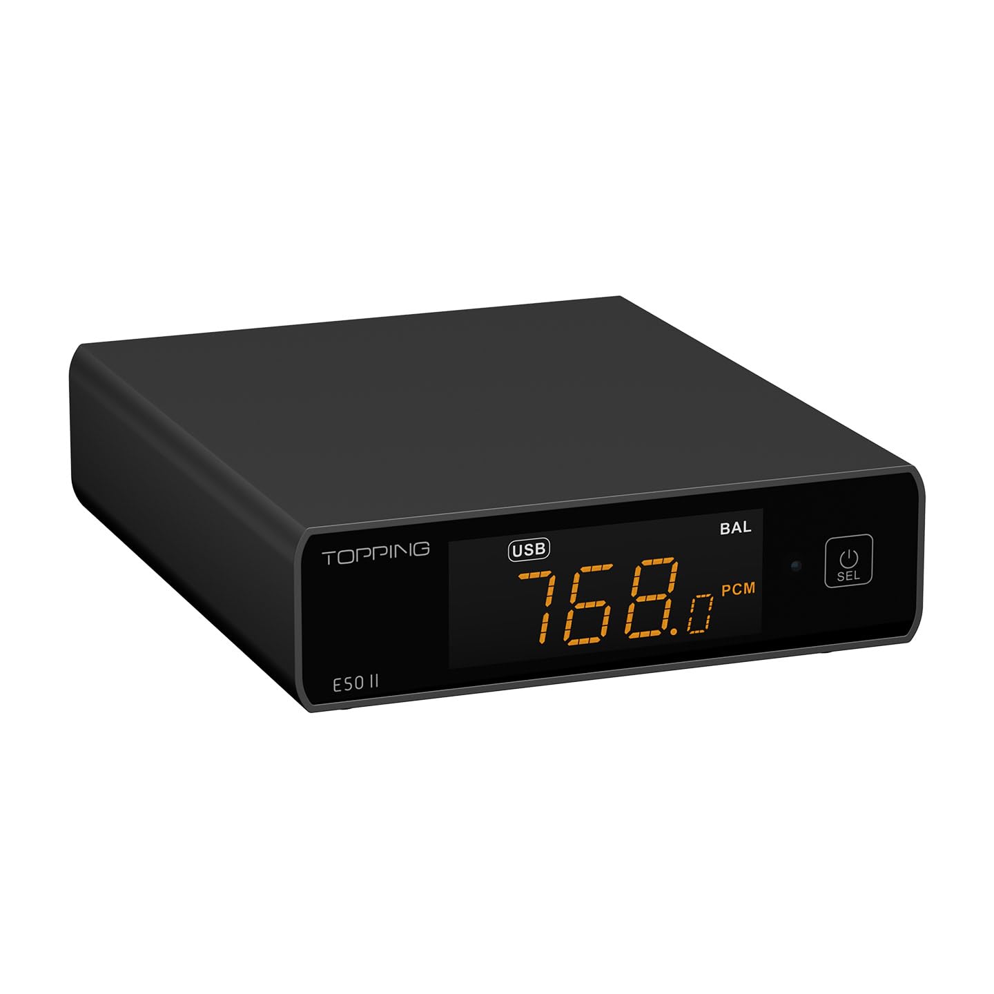 Topping E50 II Mini HiFi DAC AK4497S DSD512 PCM768kHz USB DAC USB-C/Coax/Opt/BT Inputs RCA/TRS Outputs Decoder for Home Theater Game Music