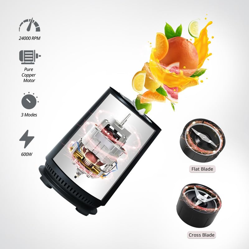 iBELL NUTRIMAX500X Nutri Blender motor and blades