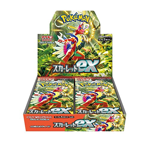 Pokemon Juego de cartas Escarlata y Violeta, paquete de expansión Escarlata EX Box (japonés)