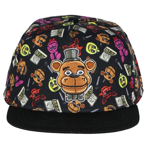 Casquette de baseball FNAF multicolore idéale pour la cour de récréation