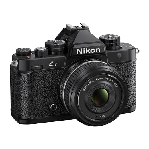 Nikon Z f Kit Nikkor Z 40mm 1:2.0 Spez. Edition Vollformatkamera, 24.4MP, 4k Video, Pixel Shift, Gehäuse mit Magnesiumlegierung, Neig- und drehbarer Touch-Monitor