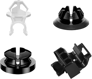 4PCS Hood Prop Rod Clip, Car Hood Support Prop Rod Holder Clips, 91503-SS0-003 Hood Rod Grommet Clamp, Vehicle Engine Hood Stay Retainer Clips for Honda Accord Odyssey Acura TSX