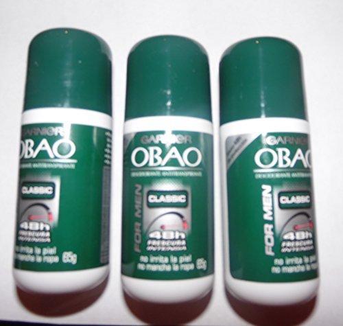 GarnierOBAO Deodorant Men ACTIVE 65g.(3pack)(Green) classic