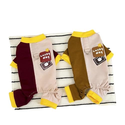 JakZeay ペット服、犬服、春夏 テディ犬、ペット服、ベスト、ペット犬、四つ足パンツ、ペット犬の家服、ペット犬の服、春夏の新スタイル、幸運の四つ足パンツ、ビション、カジュアルファッション、ペット服、ドレス、カップル服、兄弟姉妹服、春と夏のペットの猫のコ