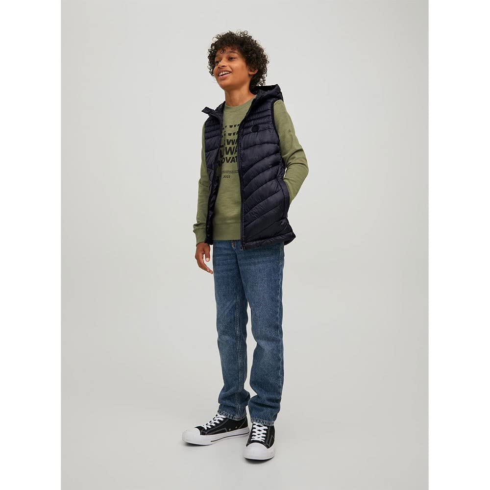 JACK & JONES Jjehero Bodywarmer Hood SN Jnr Giacca Trapuntata Bambini e Ragazzi
