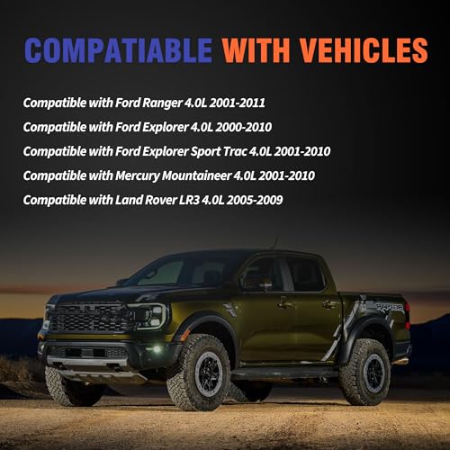Image of HiSport Valve Cover Gasket Set VS50529R VS50323 4691206 | Compatible with Ford Ranger Explorer Explorer Sport Trac Mercury Mountaineer Land Rover LR3 2000-2011 4.0L