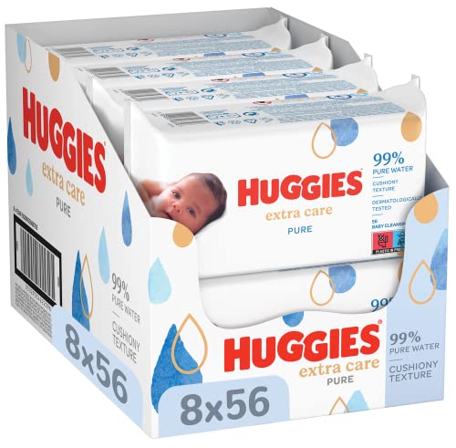 Huggies Pure Extra Care Toallitas para bebé.