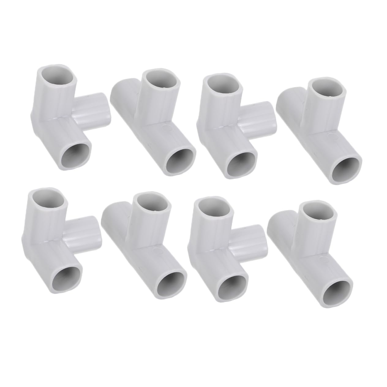 Yardwe Playpen Gate Connectors 8pcs T-Shaped Safety Parts for Enclosure Accessory