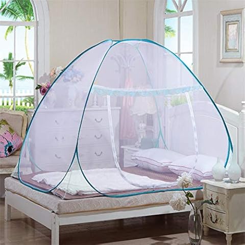 Pop-Up Mosquito Net, Foldable Portable Tent,Easy InstallationTravel Single Door Mosquito Net for Bedroom Outdoor Camping Cover