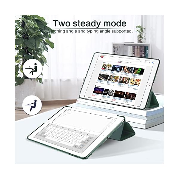 CACOE Hülle Kompatibel mit iPad Air 1 (2013 Modell), Ultra Dünn Transluzent Matt Rückseite Abdeckung mit Auto Aufwachen… – Bild 8