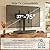 PERLESMITH Universal Swivel TV Stand Legs for 37-65 75 inch LCD LED TVs, Height Adjustable Table Top Mount with Tempered Glass Base, VESA 600x400mm, Television TV Stands Holds up to 99lbs, PSTVS13