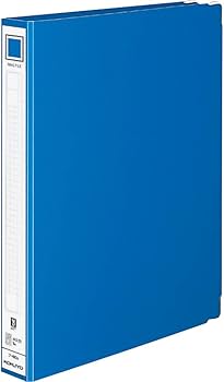 Amazon | コクヨ ファイル リングファイル A4 縦 2穴 青 フ-480B | O型