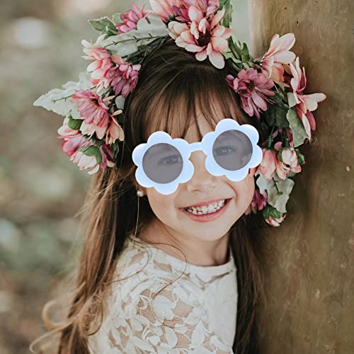 CLISPEED 6Pcs Flower Sunglasses for Adorable Mixed Color Sunglasses Lightweight UV Protection for Boys for Parties and Celebrations2
