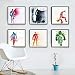 Living Room Superhero Wall Paintings Avengers Wall Art Photos Decorative Painting 6 Large Sheets 11.8x11.8in Hero Character Miracle Canvas Print Art for Children Babies Kids Bedroom Wall Decoration