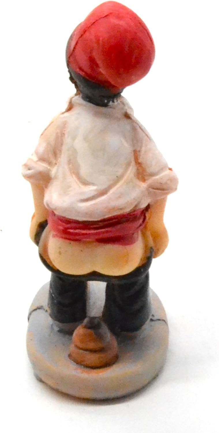 Genérico Pastor Figura del belén Oculto de 6.5cm. Encuentra la Figura navideña. el Hombre Que Hace Caca. estatuilla cagando. Conjunto de Escena de Natividad, Figuras, jesús. 3 Reyes. Modelos a Escala