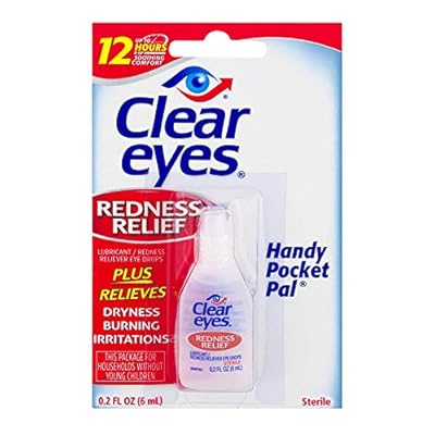Clear Eyes Redness Relief Handy Pocket Pal - 0.2 Oz, Single Pack
