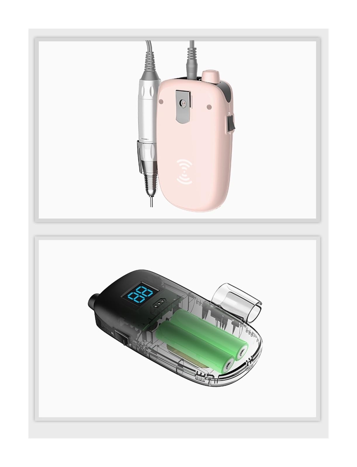Amazon.co.jp: 電動ネイルマシン 35000 RPM デザインネイルドリル