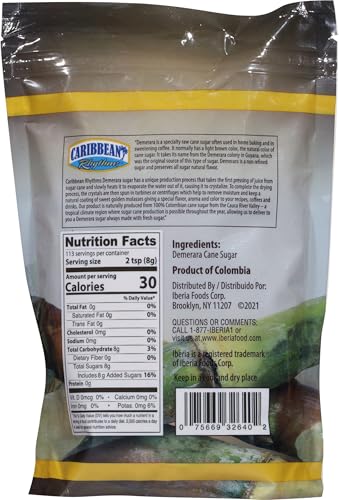 Caribbean Rhythms Pure Cane Demerara Sugar