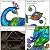 Tuokiuhn Metal Peacock Bird Wall Art Bird Wall Decor Outdoor Wall art Suitable for Outdoor Metal Wall Decorations for Patio Set of 2