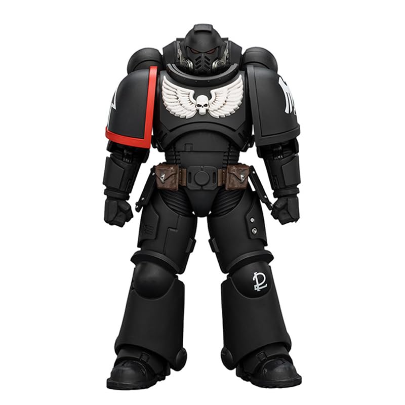 JOYTOY Warhammer 40,000 1/18 Action Figure Raven Guard Intercessor with Bolt Rifle, Bolt Pistol and Chainsword Collection Model Birthday gift