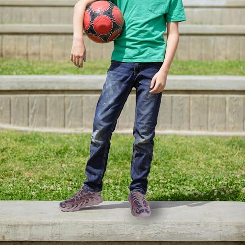 Parisex Kids Outdoor Running Shoes, Boys Non-Slip Mesh Lightweight Walking Sneakers, Girls Athletic Sports Tennis Shoes2