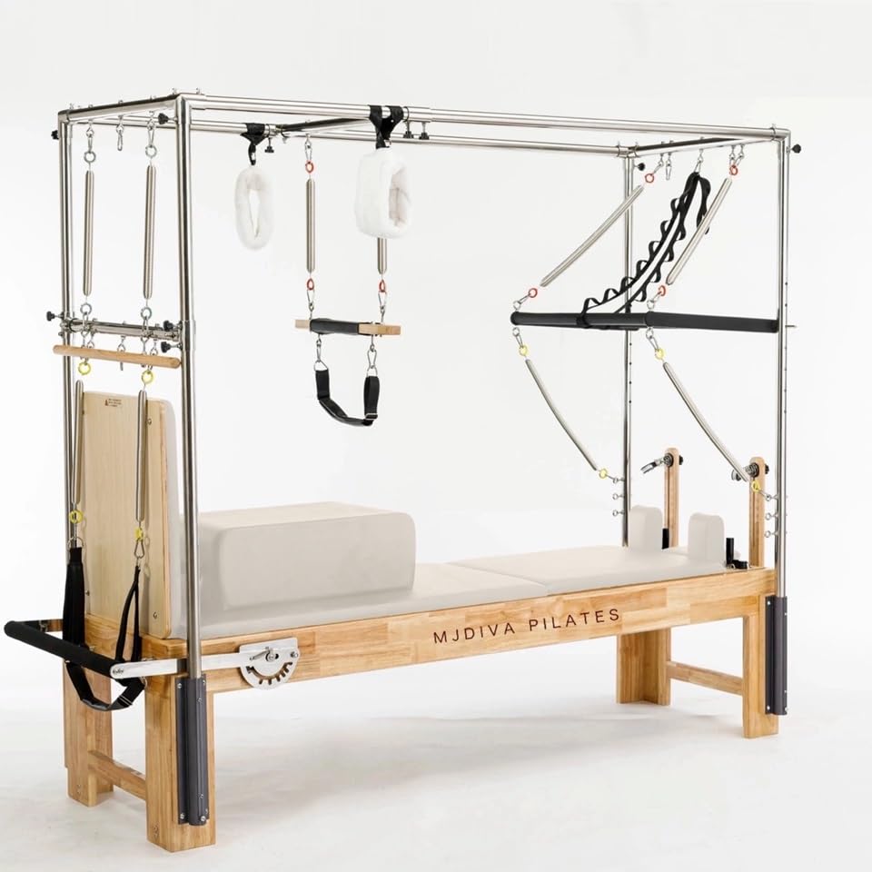 入荷完了、すぐに発送可能」ウッドフォルダブルピラティスリフォーマー