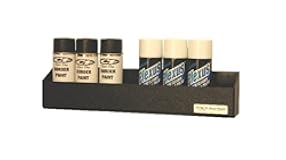 TC117 Aerosol Rack - 8 Can Capacity, Plastic, 11.125 in L x 11.125 in W x 61.925 in H, United States