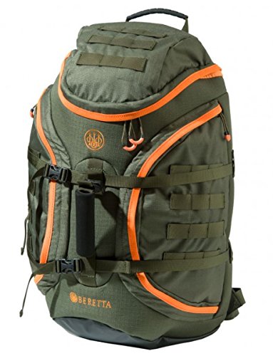 Beretta Sac à dos 35 l Vert/orange avec housse de pluie et Molle Cover